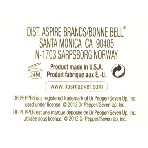 2012 3pc Set Bonne Bell/Lip Smacker DR. PEPPER TRIO Balm +Squeezy & Wand Glosses - Picture 6 of 6